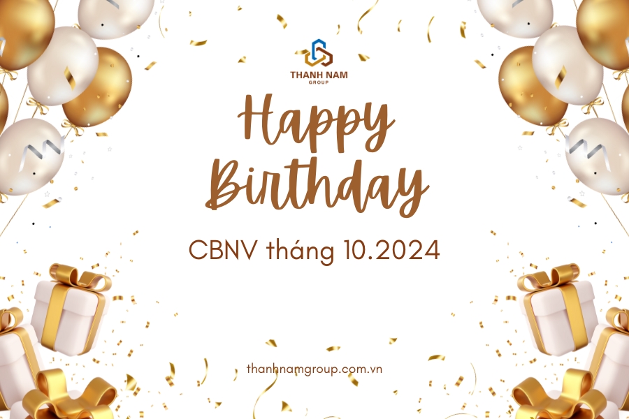 Thành Nam Group chúc mừng sinh nhật nhân sự tháng 10/2024
