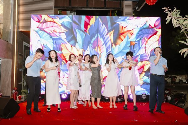 Ảnh: Tiết mục của Khối Tài chính - Kế toán